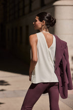 Pantalon Aldán Berenjena