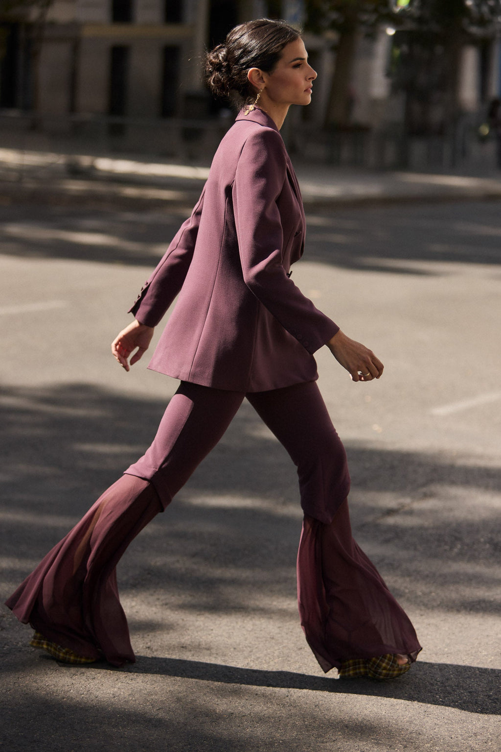 Pantalon Aldán Berenjena