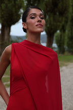 Tosca Carmín Shawl