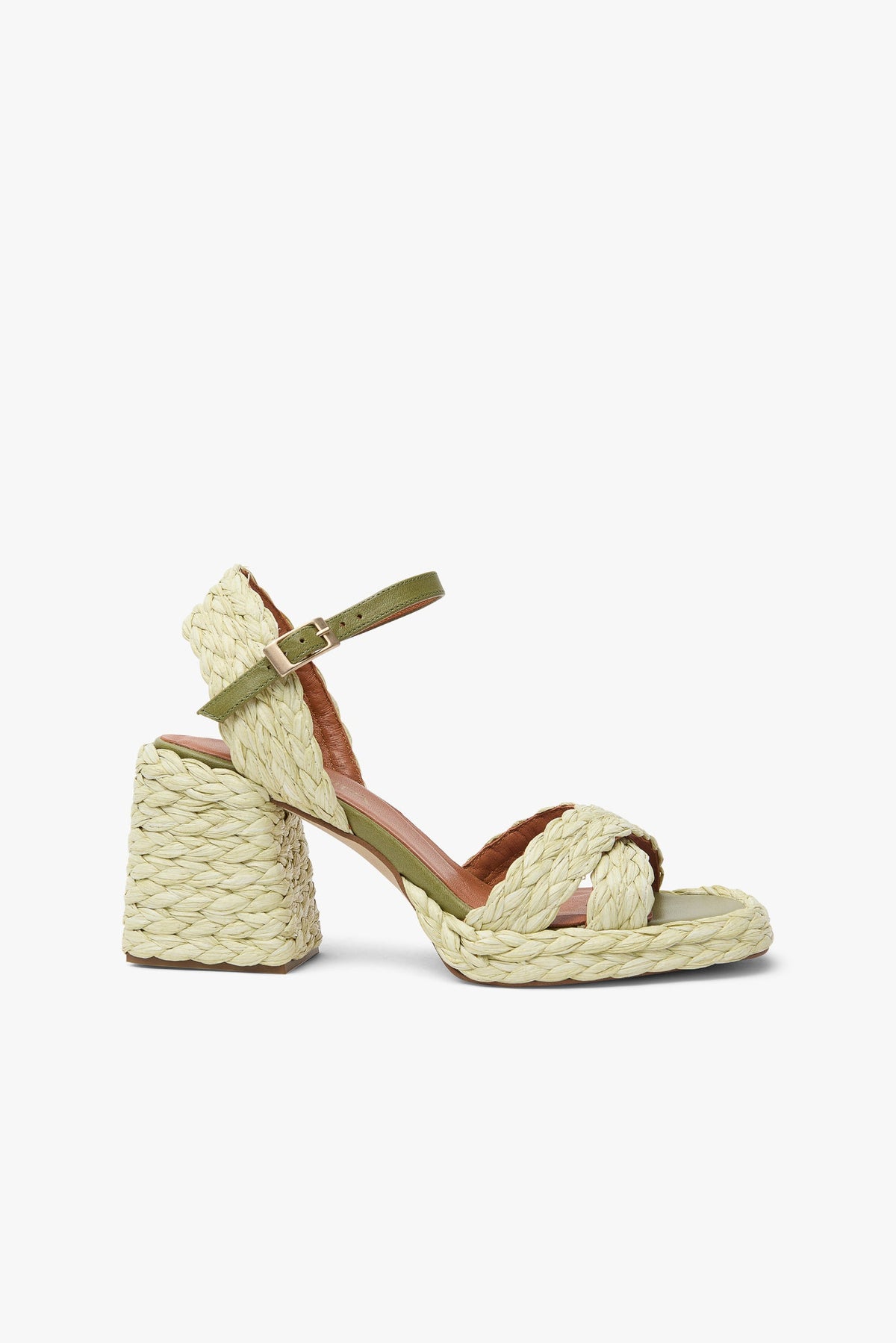 Sandalias Dalia Rafia Oliva