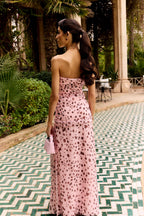 Robe Camille Topos Rosa