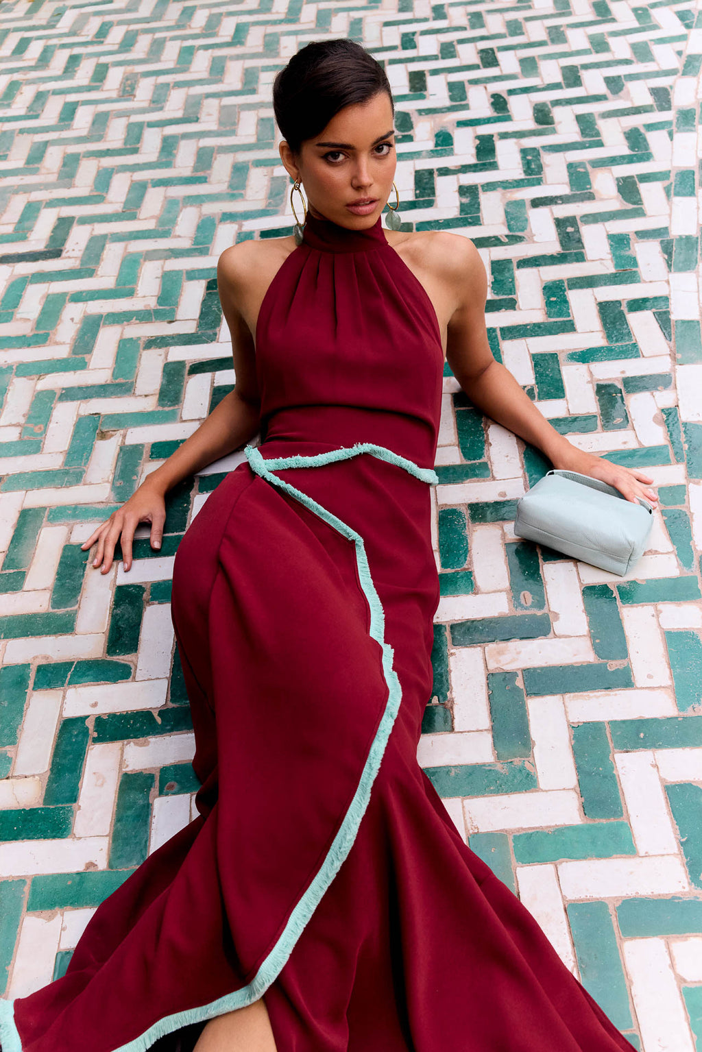 Kaela Granate Dress