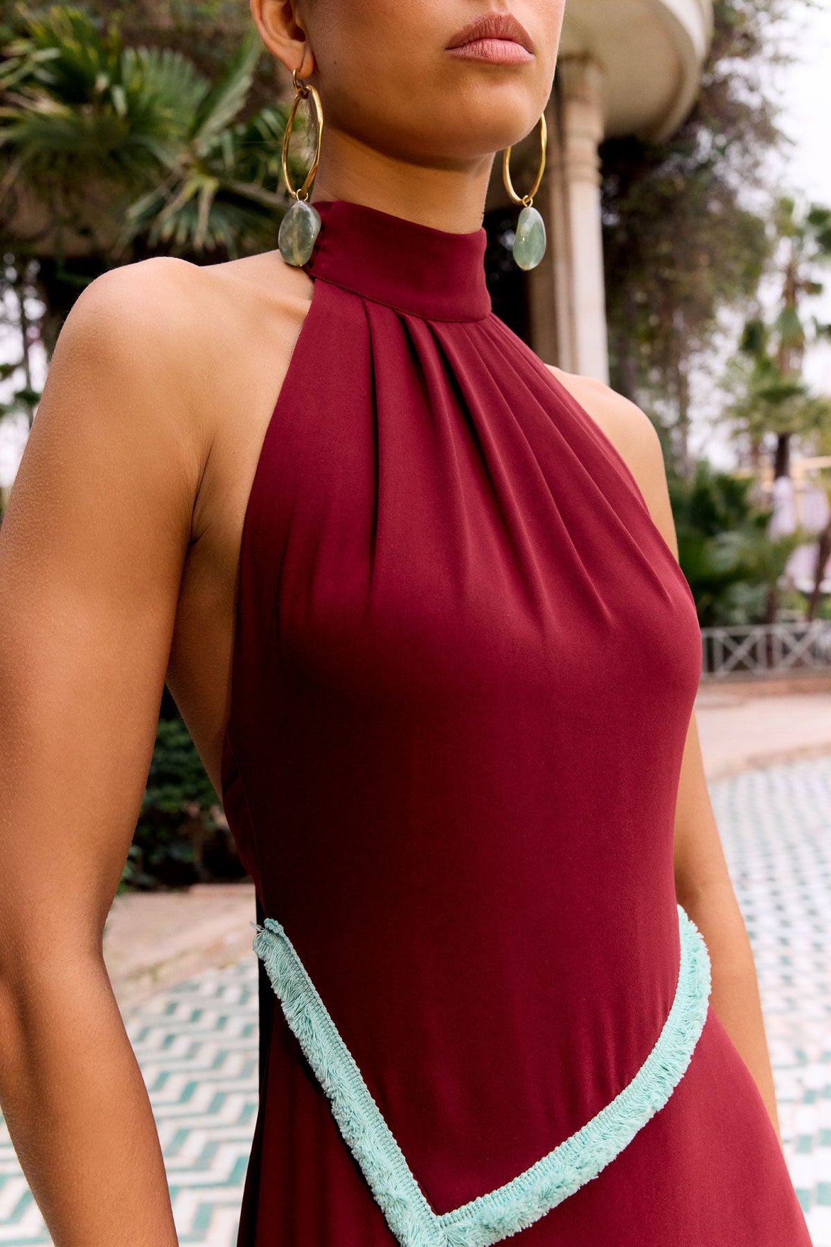 Kaela Granate Dress