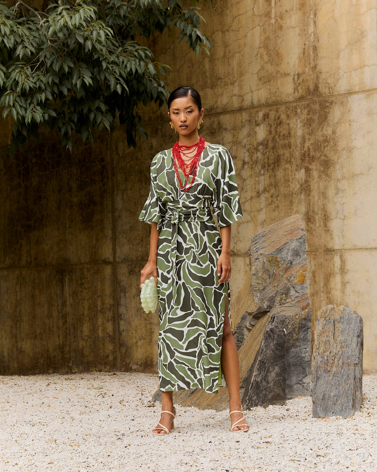 Kyoto Arrecife Verde Dress