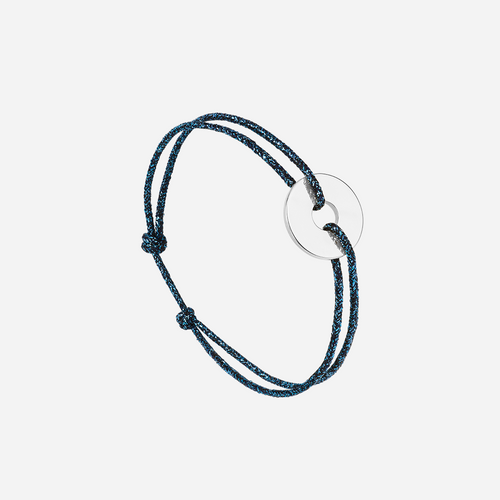 Bracelet Lagos - Bleu Marine Pailleté