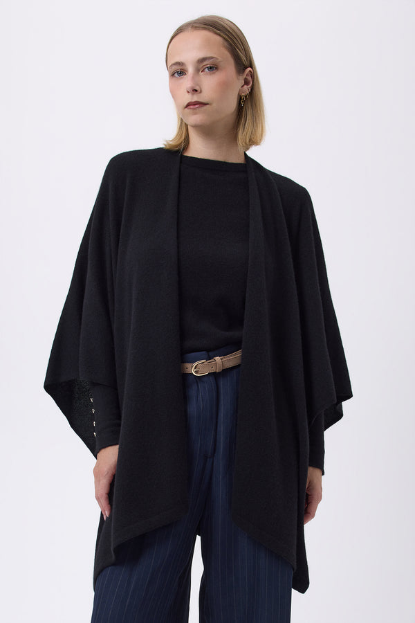 Poncho F Lago - Noir - Femme