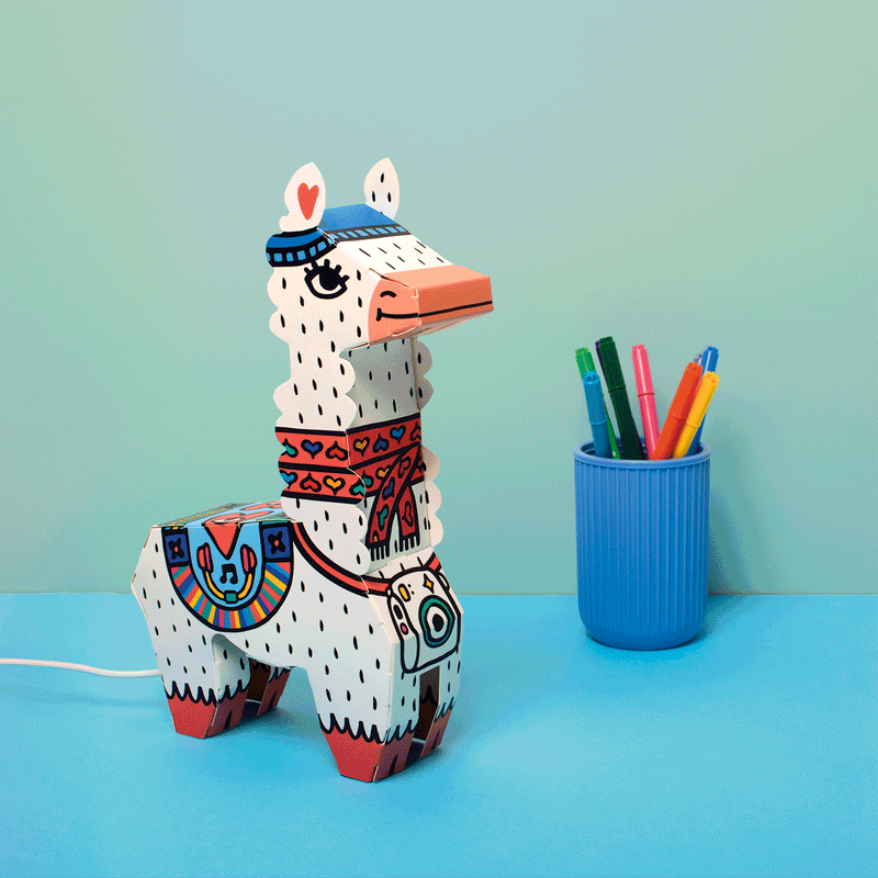 Lama - Lampe 3D