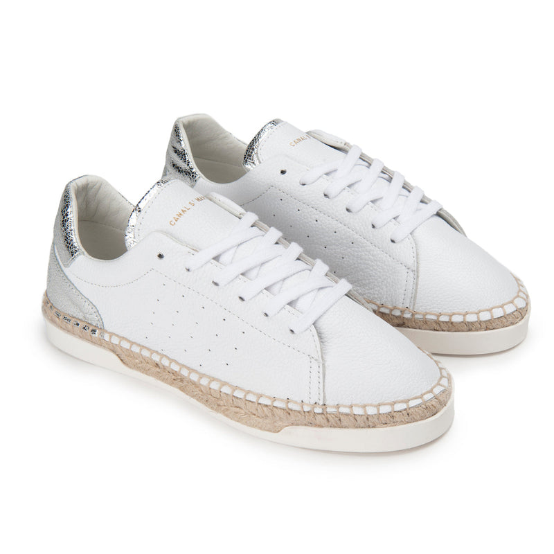 Canal Saint Martin - Zapatillas deportivas Lancry Alpargata - Plata - Mujer