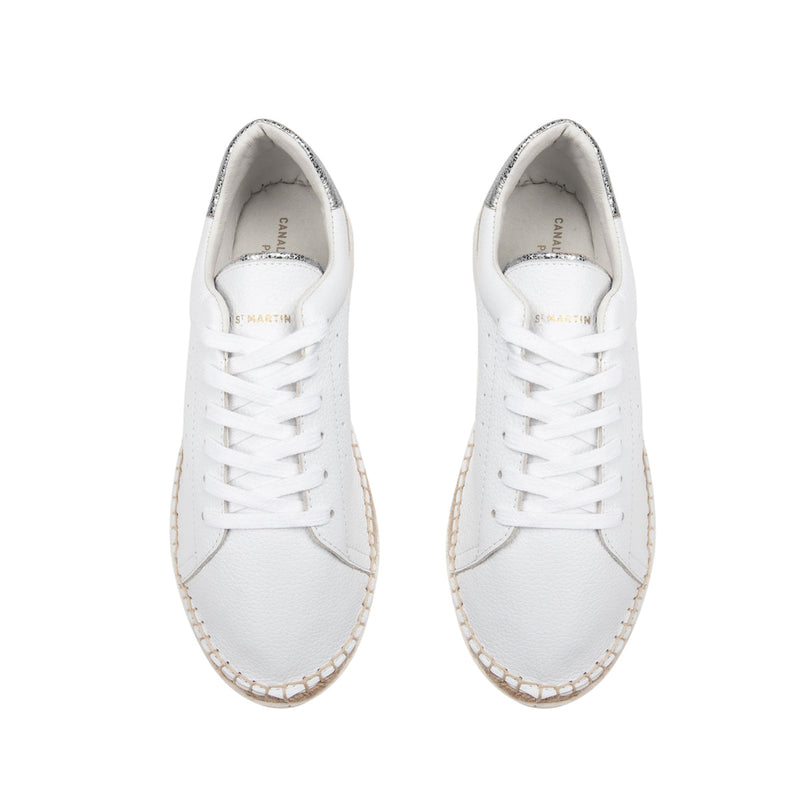 Canal Saint Martin - Zapatillas deportivas Lancry Alpargata - Plata - Mujer