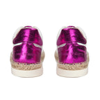 Lancry Espadrille Trainers - Fuschia Irisé - Women