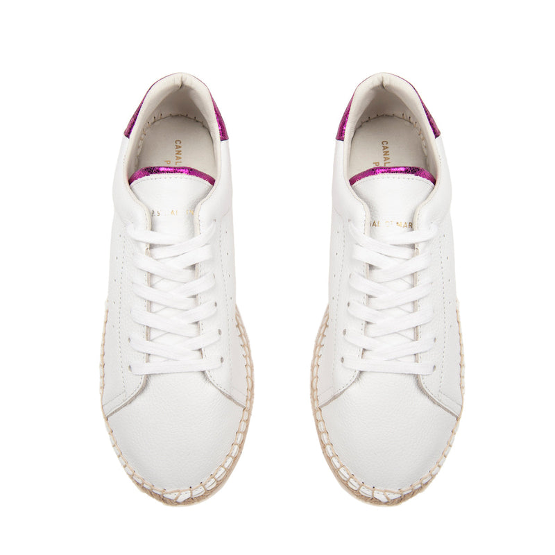 Canal Saint Martin - Lancry Espadrille Sneakers - Iridescent Fuschia - Women