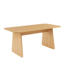 Table À Manger - Lango - Rectangulaire Effet Chêne