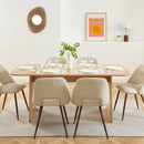 Table À Manger - Lango - Rectangulaire Effet Chêne