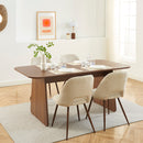 Dining Table - Lango - Rectangular Walnut Effect