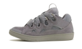 Curb Monochrome Suede Sneakers Anthracite