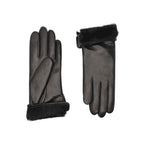 Gants Lapin-Noir Tactile - Noir Tactile - Femme