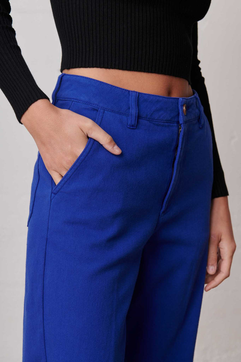 Pantalon Larry Reg Easy Stretch - Azurite