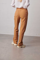 Pantalon Larry Reg Easy Stretch - Muscade