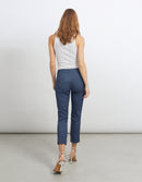 Reiko - Pantalon Cigarette Basic Larson Fancy - Dots White - Femme