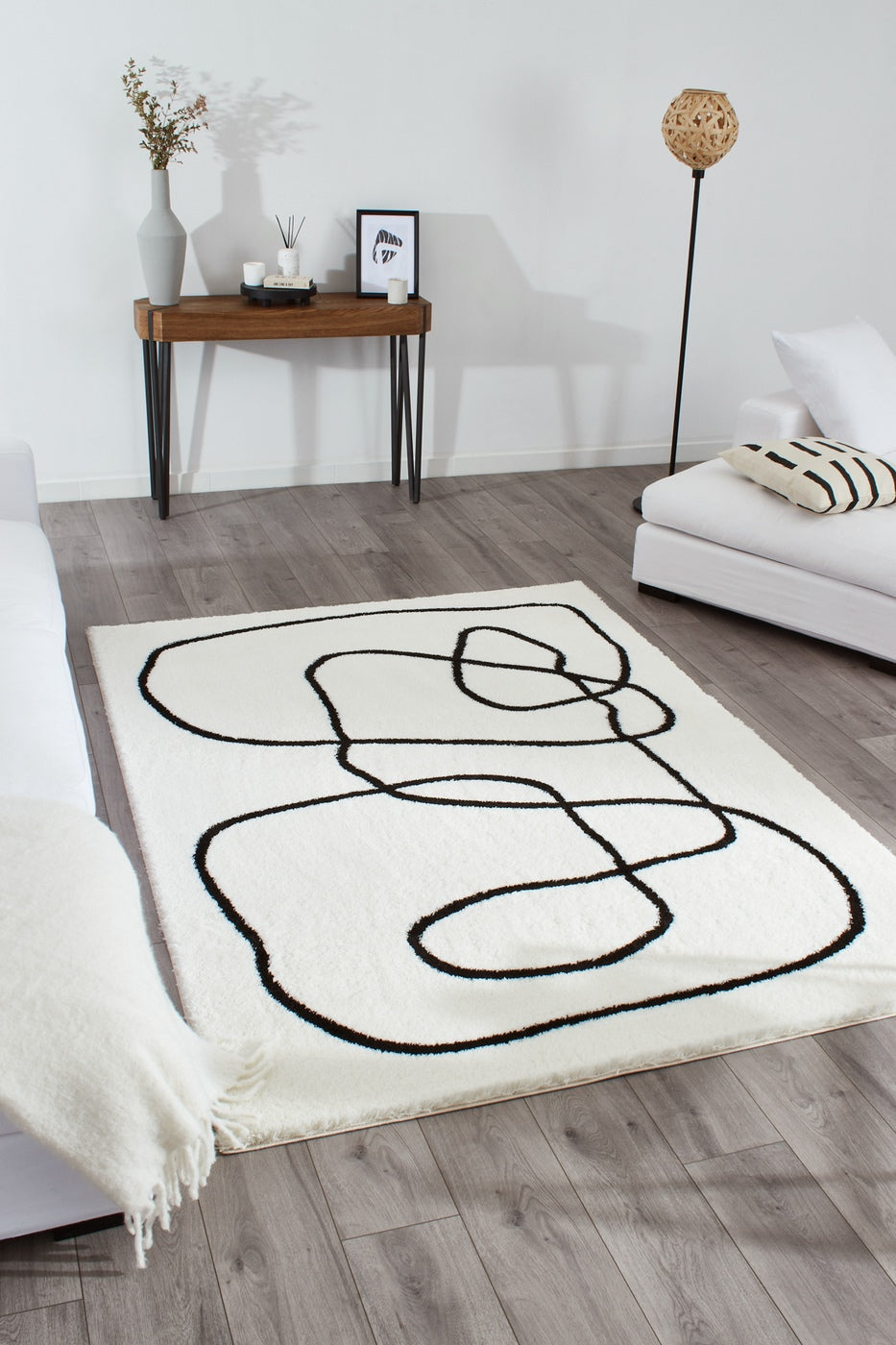 Lasso - Tapis D'Intérieur - Polyester - Ivoire
