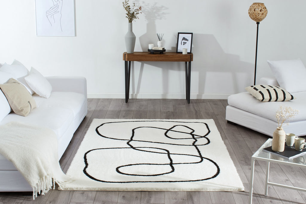 Lasso - Tapis D'Intérieur - Polyester - Ivoire
