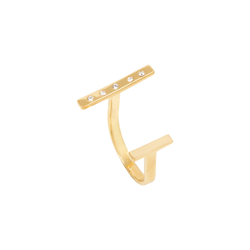 Bague Ajustable Las Vegas Paris Crystal