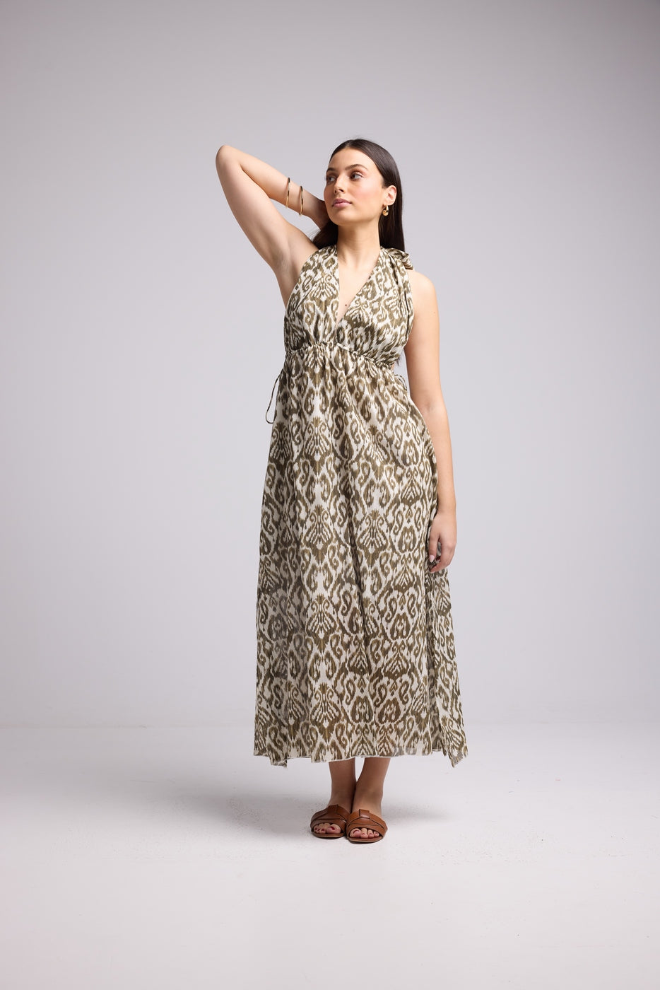 Robe Longue - Laura - Khaki
