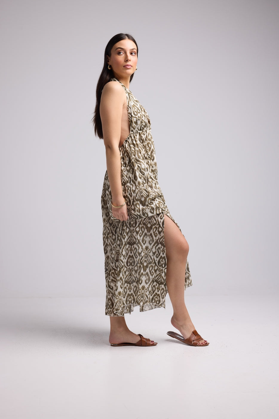 Robe Longue - Laura - Khaki