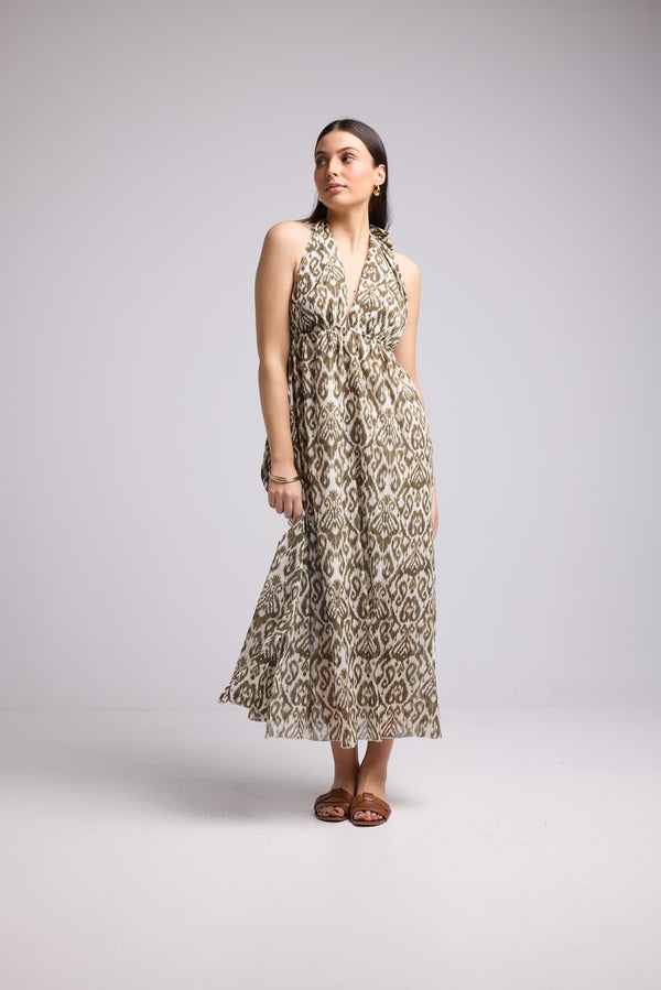 Robe Longue - Laura - Khaki