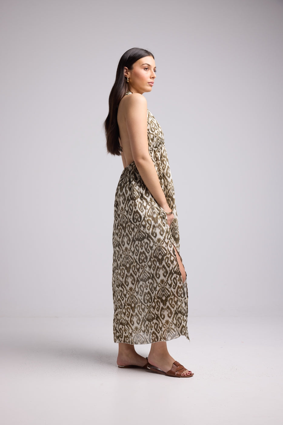 Robe Longue - Laura - Khaki