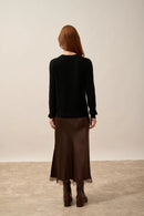 Cardigan Col Rond - Laura - Noir