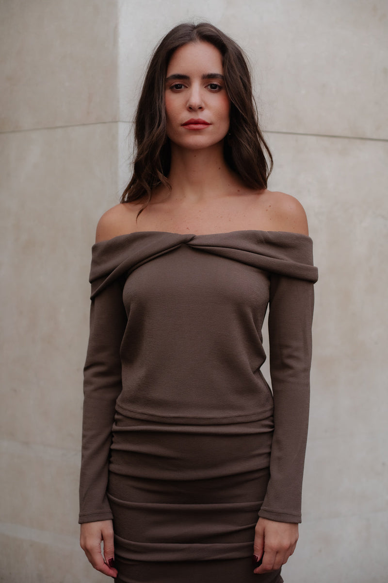 Top Captivant Taupe