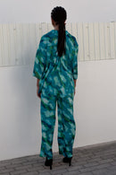 Pantalon Divin tie & dye bleu Pantalon By Louise 