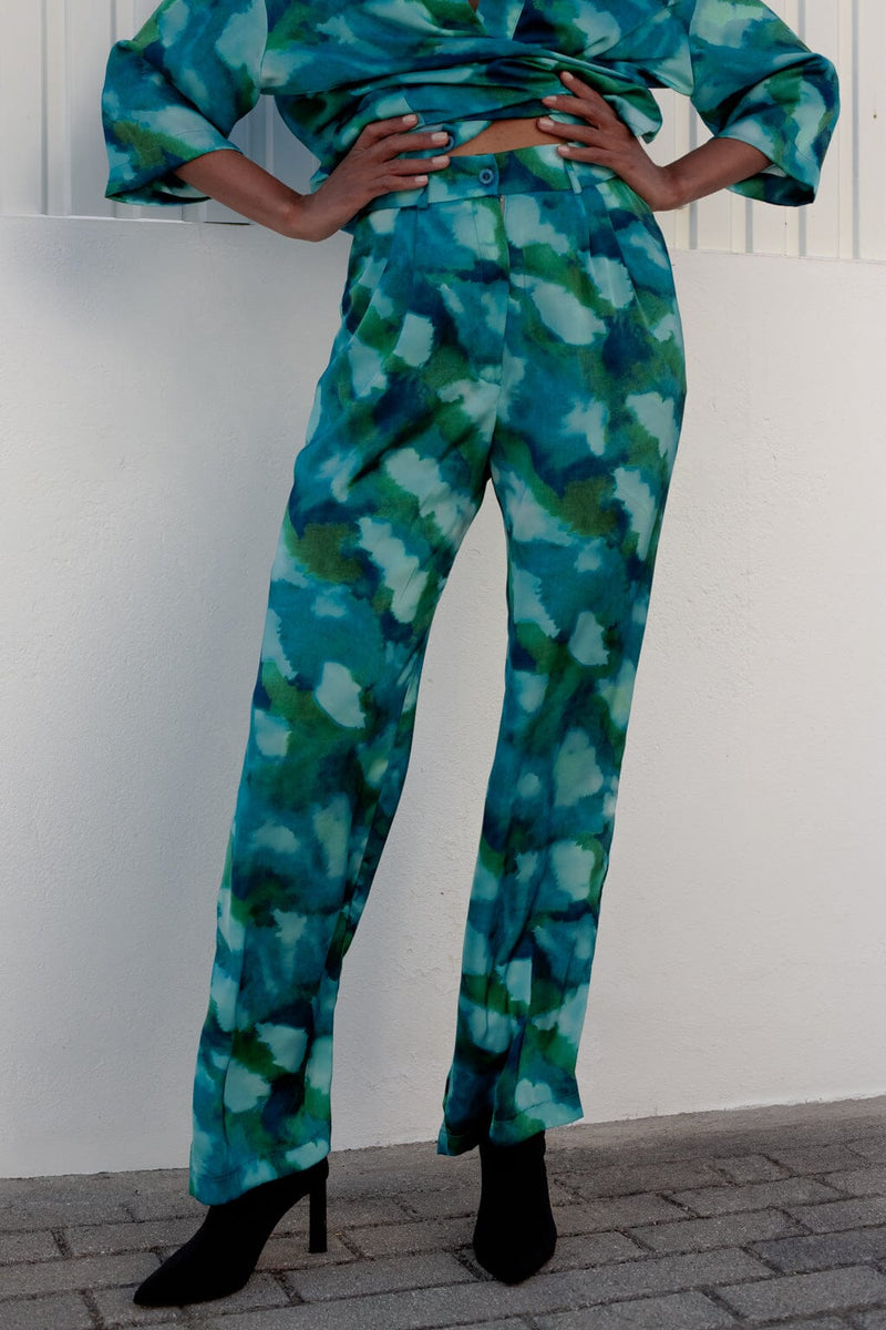 Pantalon Divin tie & dye bleu Pantalon By Louise 