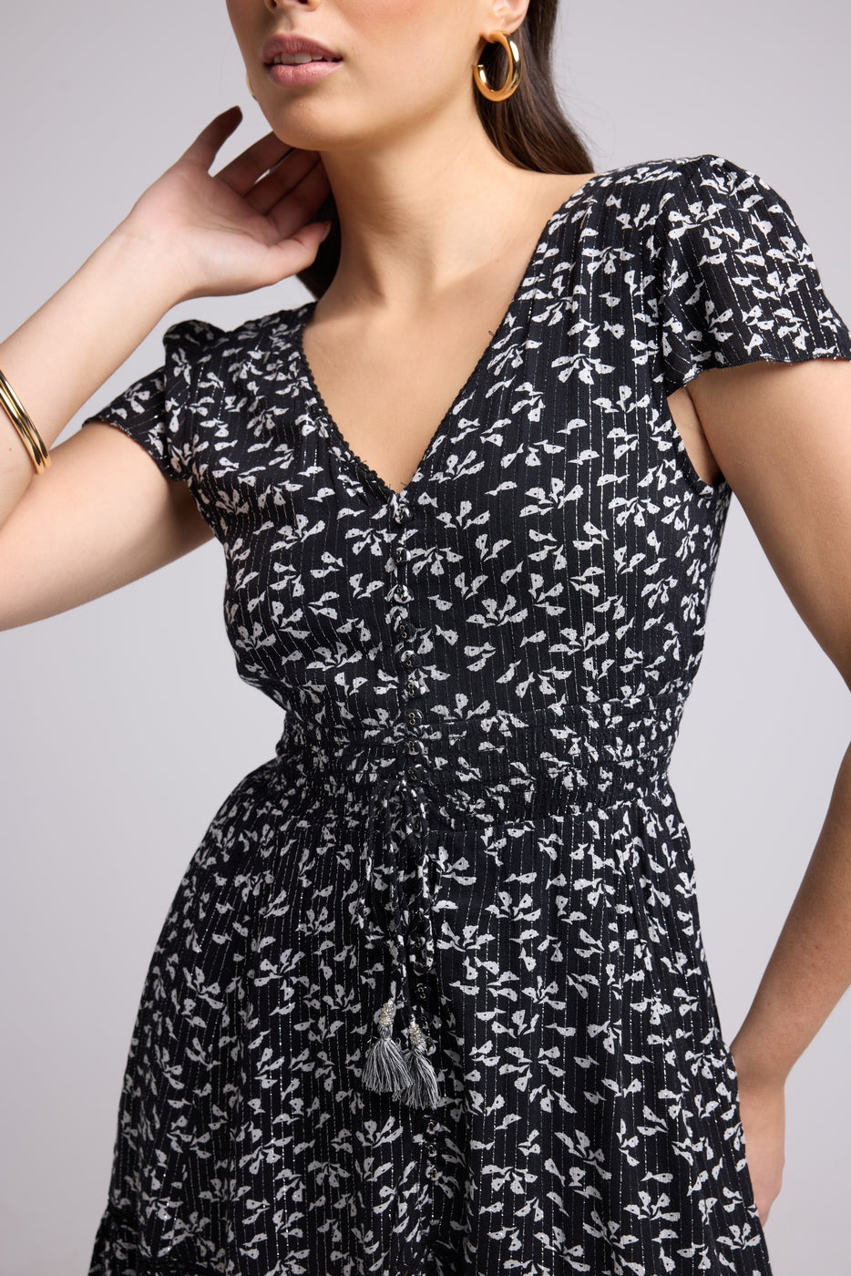 Robe Courte - Laurie - Noir