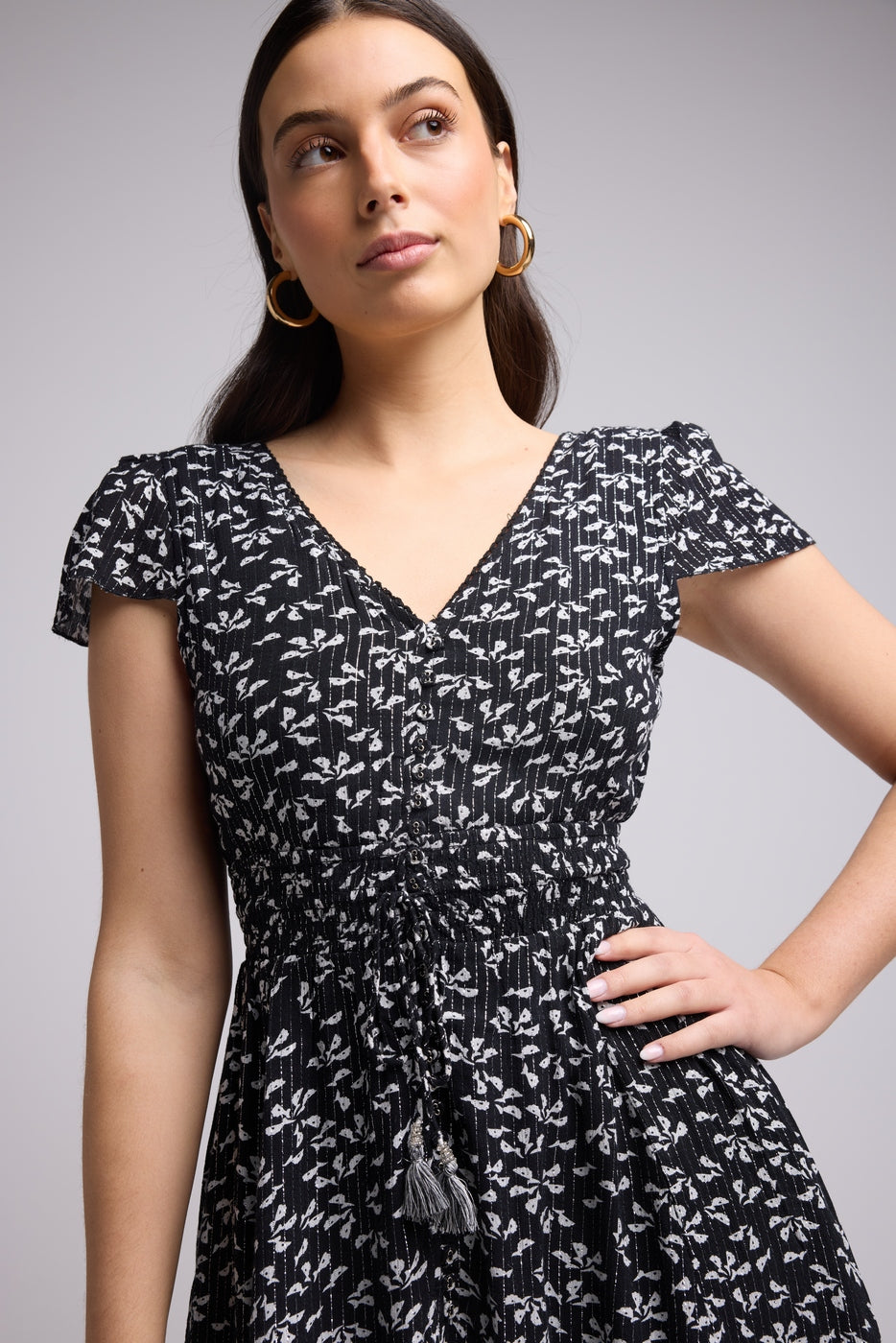 Robe Courte - Laurie - Noir