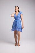 Robe Courte - Laurie - Bleu