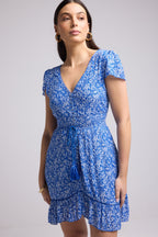 Robe Courte - Laurie - Bleu