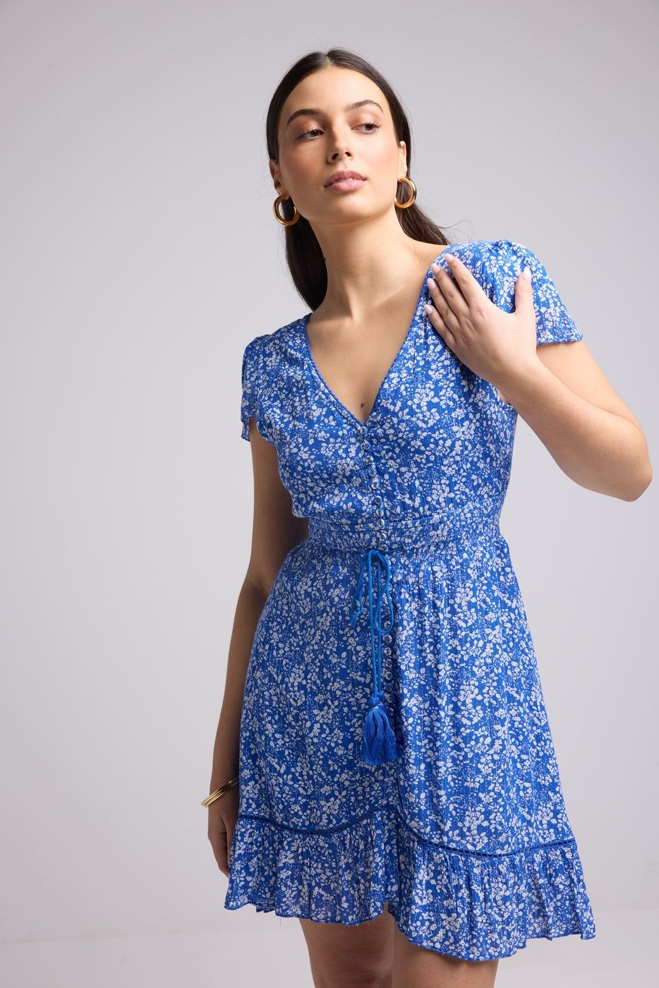 Short Dress - Laurie - Blue