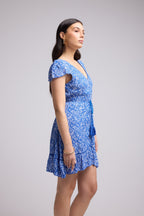Robe Courte - Laurie - Bleu