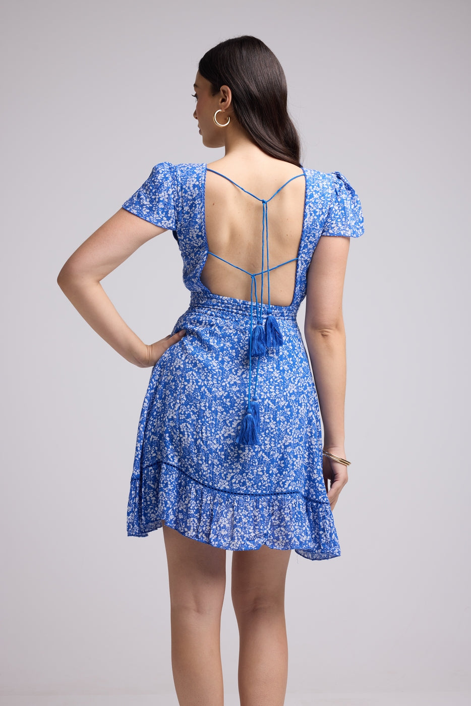 Robe Courte - Laurie - Bleu