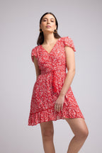 Vestido Corto - Laurie - Rojo