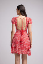Vestido Corto - Laurie - Rojo