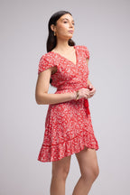 Vestido Corto - Laurie - Rojo