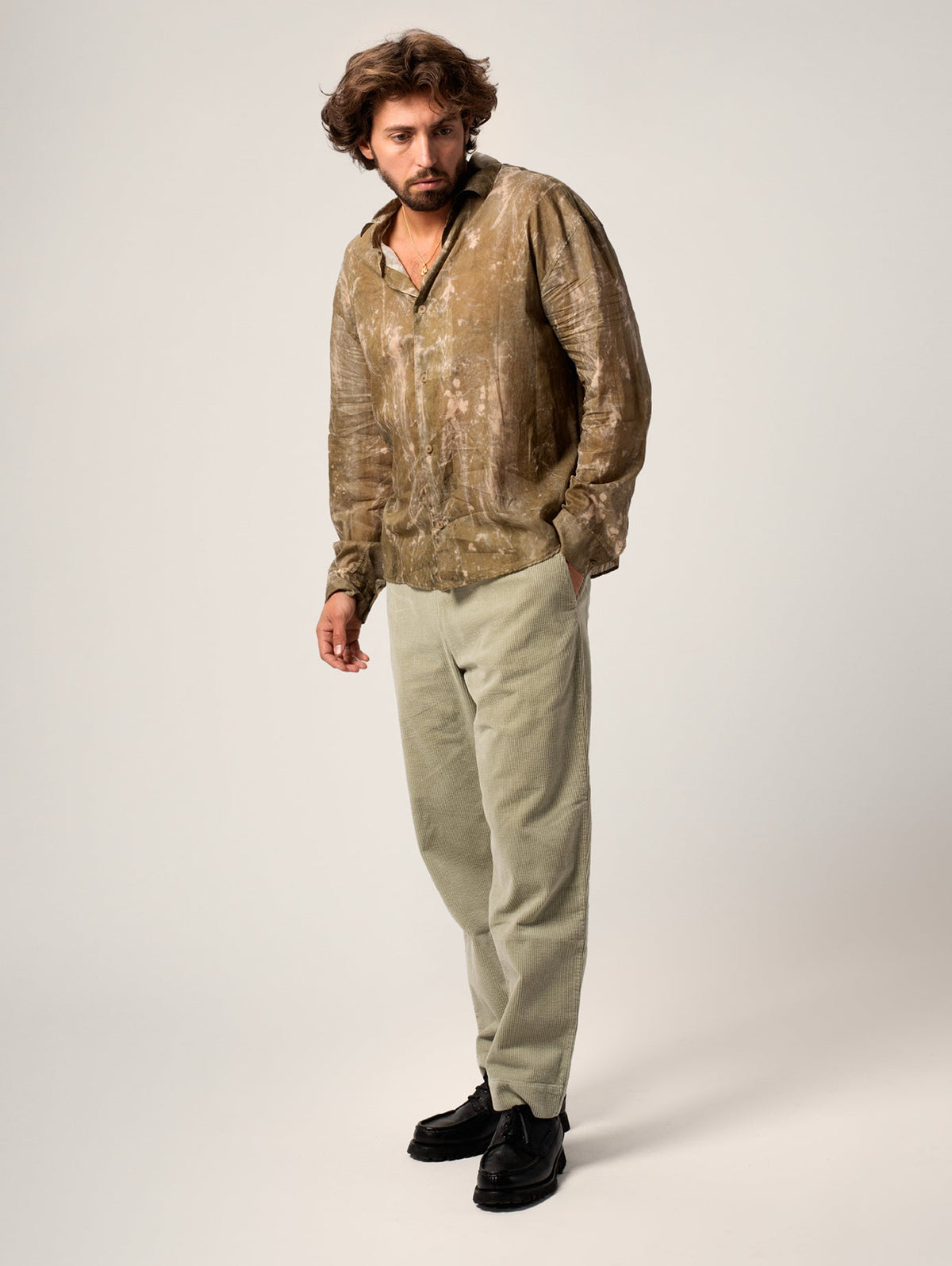 Pantalon Lazy Homme Sauge