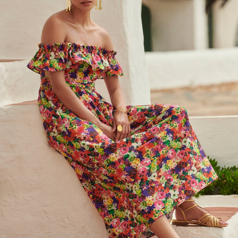 Robe Blossom Coquelicot