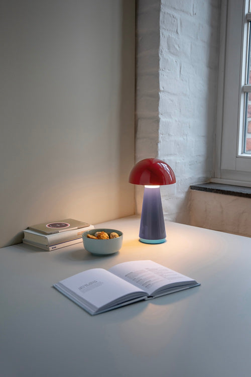 Lampe De Table Bob - Rouge