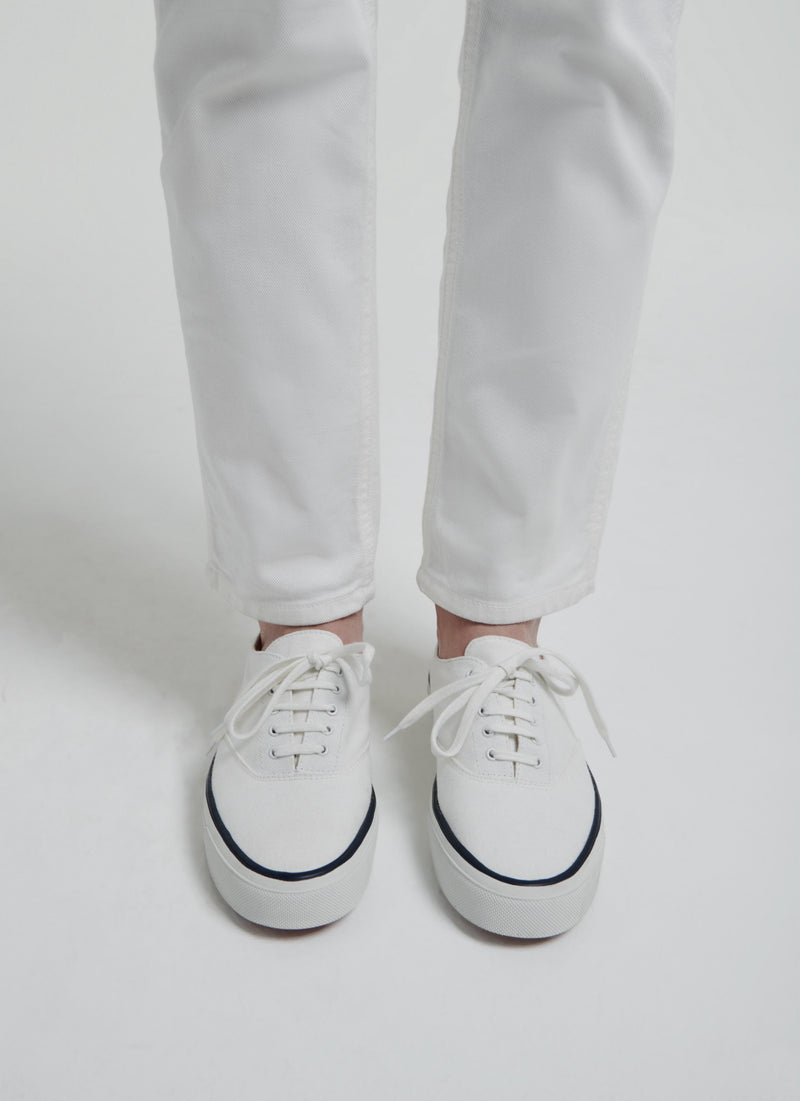 Fursac - Basket Toile Blanche - Écru