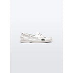 Mocasines Náuticos Blancos Con Agujeros - Blanco