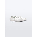 Mocasines Náuticos De Piel Napa - Blanco